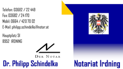 Der Notar - Dr. Philipp Schindelka